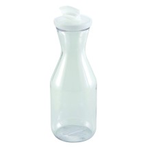 Winco PDT-10 Polycarbonate Decanter with Lid 1L