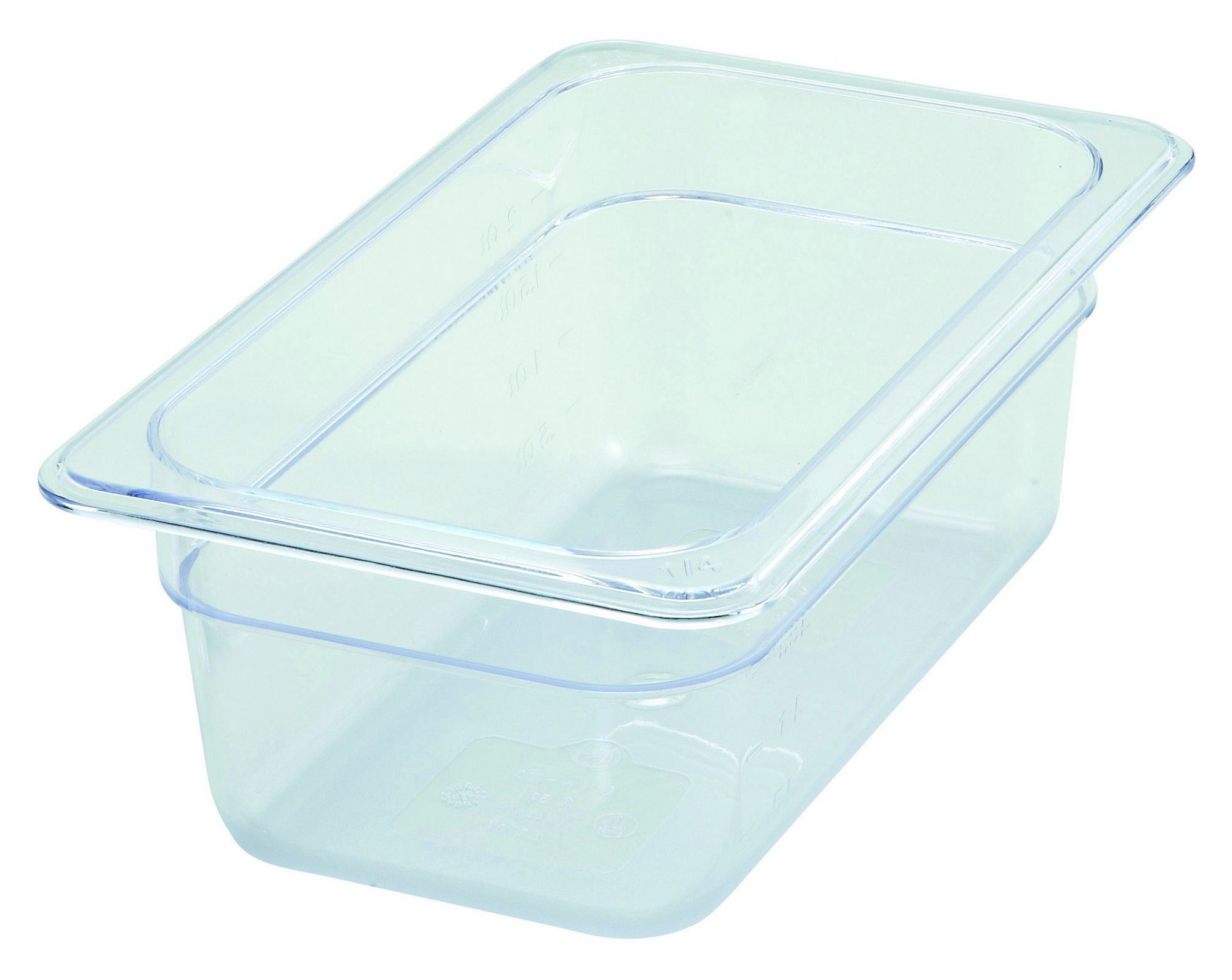 Winco SP7404 Poly-Ware 1/4 Size Food Pan 4" Deep