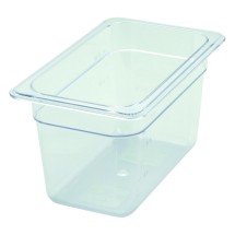 Winco SP7406 Poly-Ware 1/4 Size Food Pan 6&quot; Deep