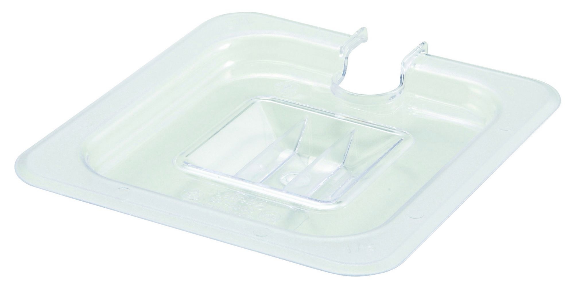 Winco SP7600C Poly-Ware Slotted 1/6 Size Food Pan Cover