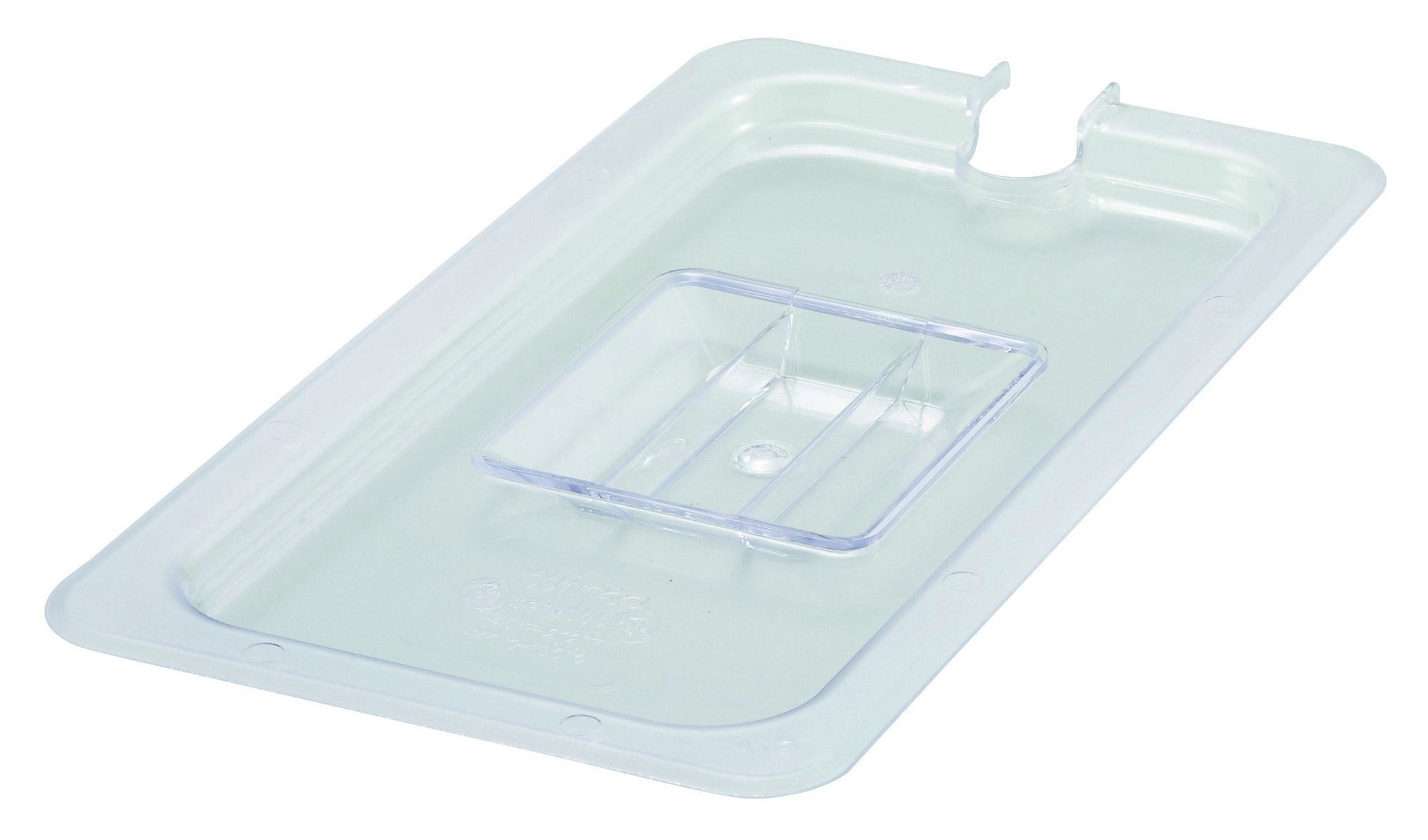 Winco SP7300C Poly-Ware Slotted 1/3 Size Food Pan Cover