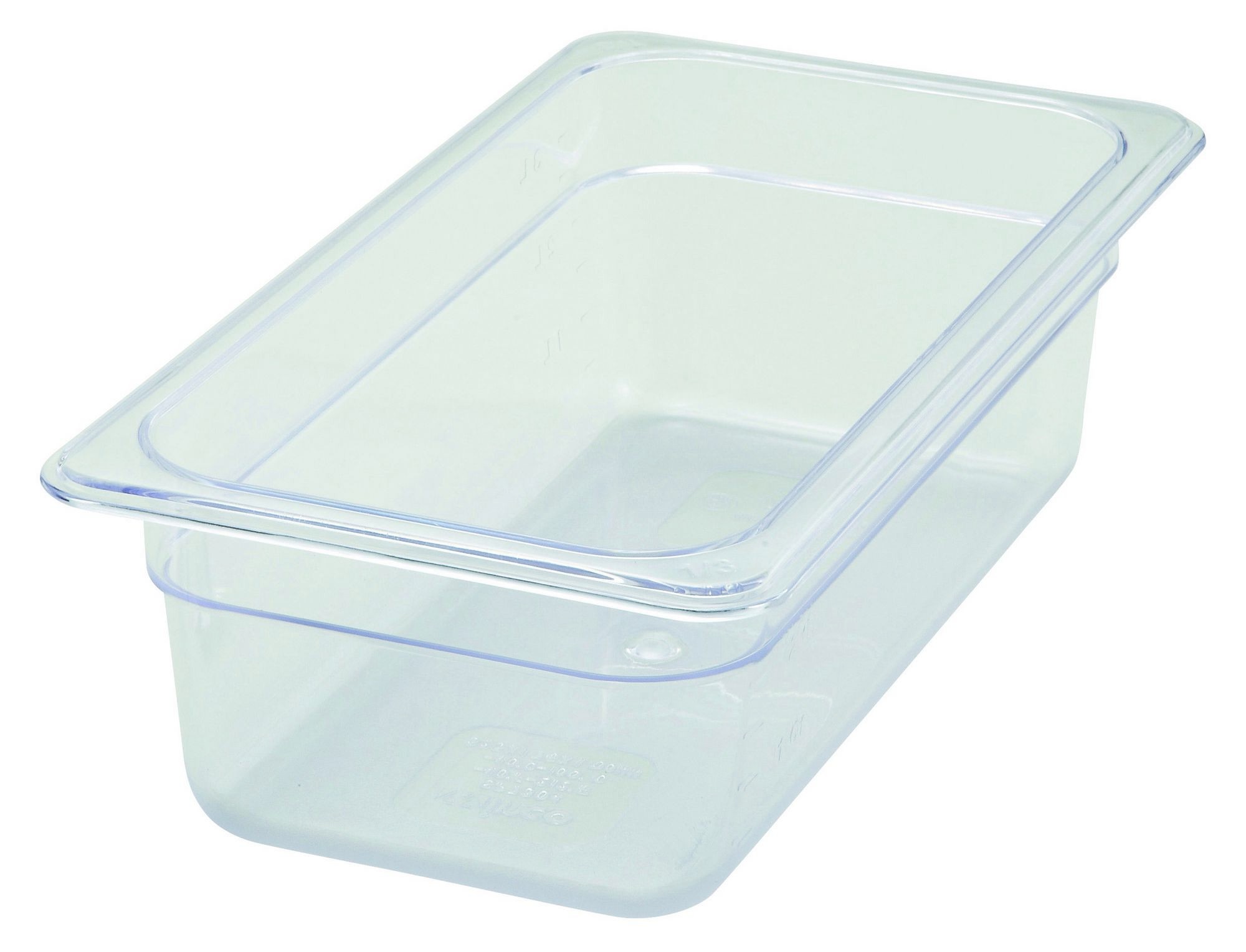 Winco SP7304 Poly-Ware 1/3 Size Food Pan 4" Deep