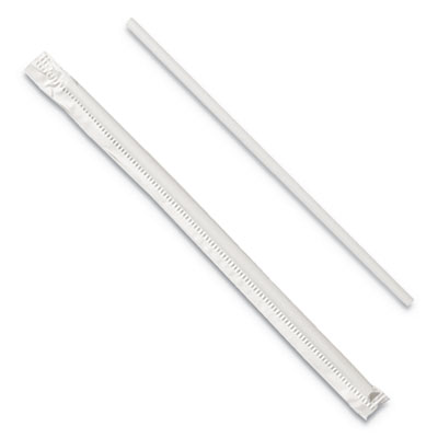Polypropylene Plastic Straws, 5 3/4