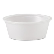 Polystyrene Portion Cups, 1 1/2 oz, Translucent, 2500/Carton