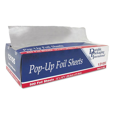 Pop-Up Aluminum Foil Sheets, 12