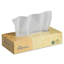 Preference 2-Ply Facial Tissue, Flat Box, 100 Sheets/Box, 30 Boxes/Carton