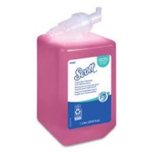 Scott Pro Foam Skin Cleanser with Moisturizers, Light Floral, 1000 ml Bottle 6/Carton