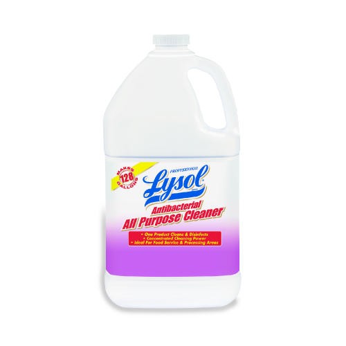 Lysol Antibacterial All-Purpose Cleaner Concentrate, 1 Gallon Bottle, 4/Carton