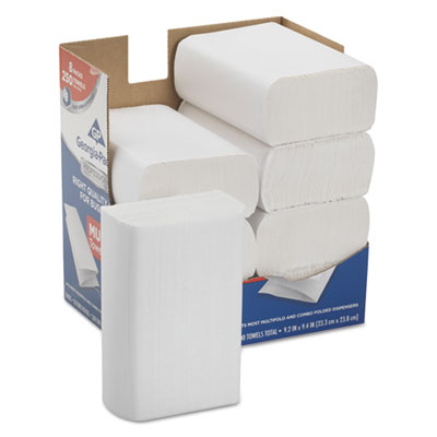 Professional Series Premium Paper Towels,M-Fold, 8 Boxes/Carton