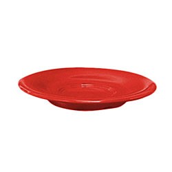 Thunder Group CR9303PR Pure Red Melamine 5-1/2" Saucer for CR303 and CR9018