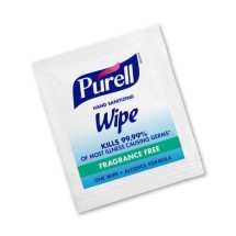 Purell Premoistened Sanitizing Hand Wipes, Individually Wrapped, 1000/Carton