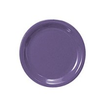 Thunder Group CR106BU Purple Melamine Narrow Rim Round Plate 6-1/2&quot;