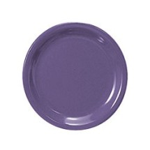 Thunder Group CR107BU Purple Melamine Narrow Rim Round Plate 7-1/4&quot;