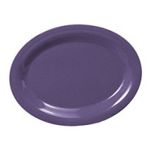 Thunder Group CR212BU Purple Melamine Oval Platter, 12&quot; x 9&quot;