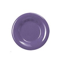 Thunder Group CR005BU Purple Melamine Wide Rim Round Plate 5-1/2&quot;