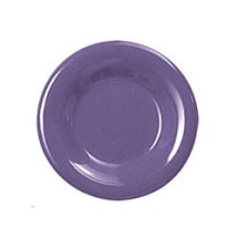 Thunder Group CR007BU Purple Melamine Wide Rim Round Plate 7-1/2&quot;