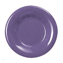 Thunder Group CR010BU Purple Melamine Wide Rim Round Plate 10-1/2&quot;