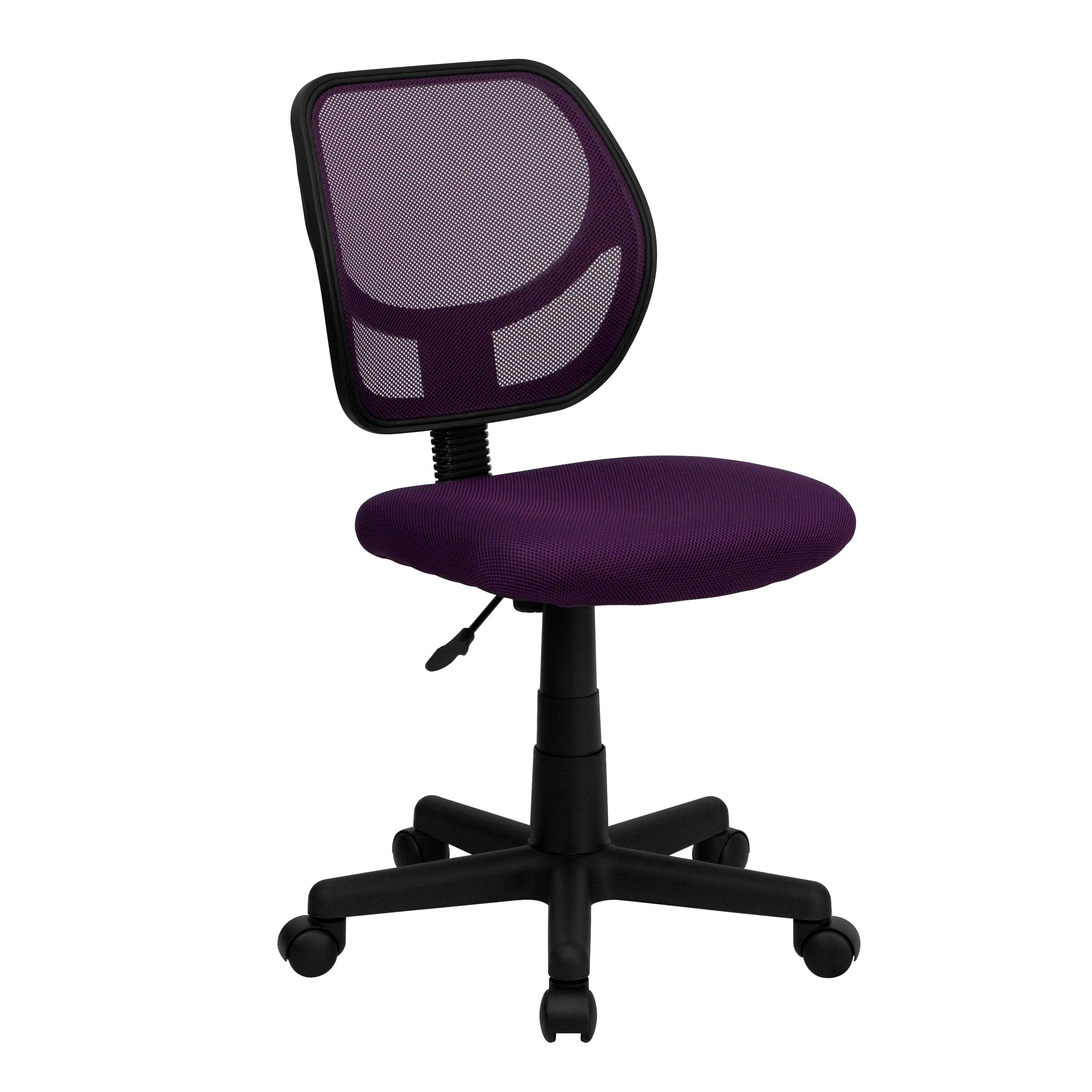 Flash Furniture WA-3074-PUR-GG Purple Mesh Computer Chair