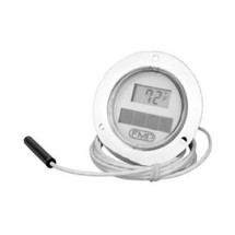 Franklin Machine Products  138-1084 Recessed Flange Solar-Powered Digital Thermometer
