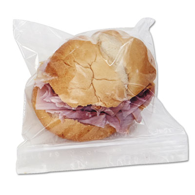 Reclosable Food Storage Bags, Sandwich, 1.15 mil, 6.5