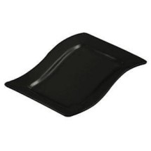 CAC China SOH-14-BLK Soho Black Rectangular Platter, 13 1/2&quot; x 8 7/8&quot;