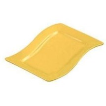 CAC China SOH-13-Y Soho Yellow Rectangular Platter, 12&quot; x 8&quot;