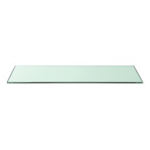 Rosseto GTR20 Narrow Rectangular Clear Tempered Glass Surface 33.5&quot; x 7.75&quot;