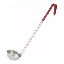Winco LDC-2 Color-Coded Ladle 2 oz. with Red Handle