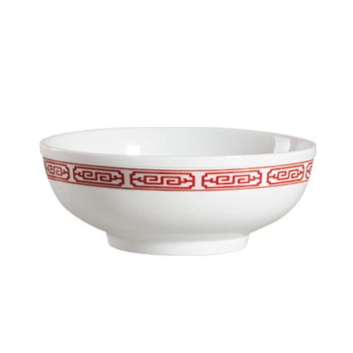 CAC China 105-MB9 Red Gate Soup Bowl 84 oz.