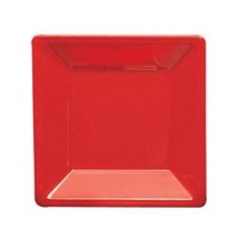 Thunder Group PS3211RD Passion Red Melamine Square Plate 10-1/4&quot;