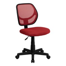 Flash Furniture WA-3074-RD-GG Red Mesh Computer Chair