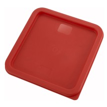 Winco PECC-68 Red Container Cover fits 6 and 8 Qt. Square Containers