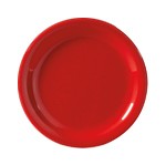 G.E.T. Enterprises NP-7-RSP Red Sensation Melamine Narrow Rim Plate 7-1/4"