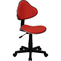 Flash Furniture BT-699-RED-GG Red Fabric Ergonomic Task Chair