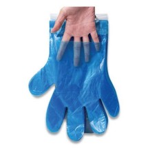 Reddi-To-Go Poly Gloves on Wicket, Clear, One Size, 8,000/Carton