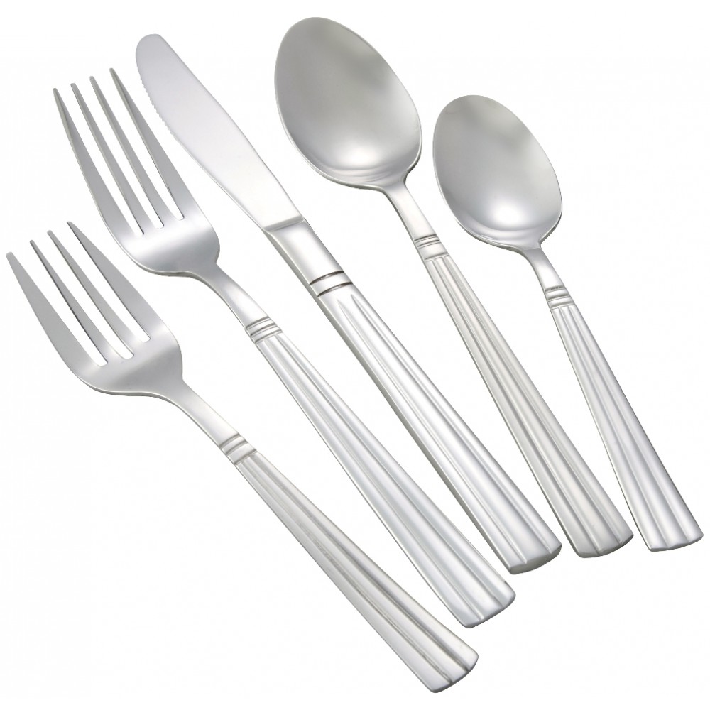 Winco REGENCY-HVY Regency Heavy Weight 5-Piece Place Setting for 12 (60/Pack)