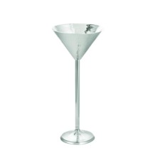 TableCraft RS1432 Remington Stainless Steel Martini Glass Beverage Stand 14.5&quot; x 32.5&quot;