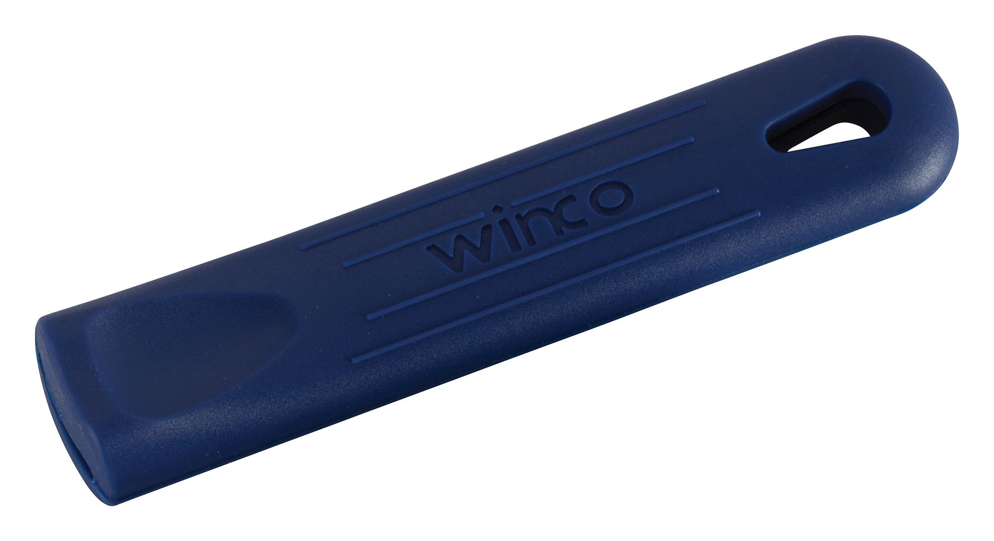 Winco AFP-3HX Blue Removable Silicone Sleeve for 14" Fry Pan