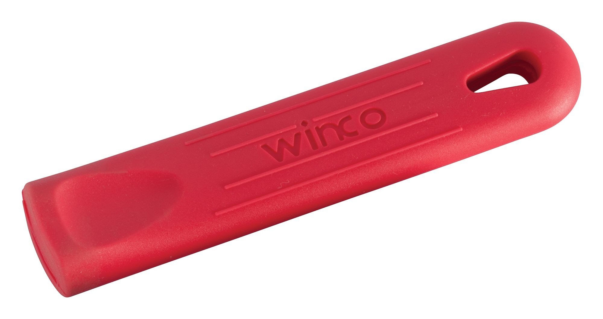 Winco AFP-2HR Red Removable Silicone Sleeve for 10" and 12" Fry Pans