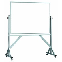 Aarco Products WARS4872 Reversible Free Standing Aluminum Frame Porcelain Markerboard Both Sides, 72&quot;W x 48&quot;H 