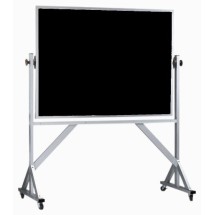 Aarco Products ARC4260 Reversible Free Standing Aluminum Frame Composition Chalkboard, 60&quot;W x 42&quot;H 
