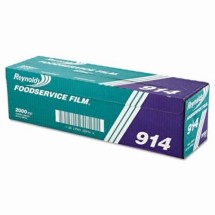 Reynolds Wrap Clear PVC Film Roll with Cutter Box, 18&quot; x 2000 ft.