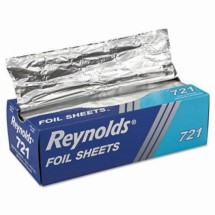 Reynolds Wrap Pop-Up Interfolded Aluminum Foil Sheets, 500 Sheets Box, 6 Boxes/Carton