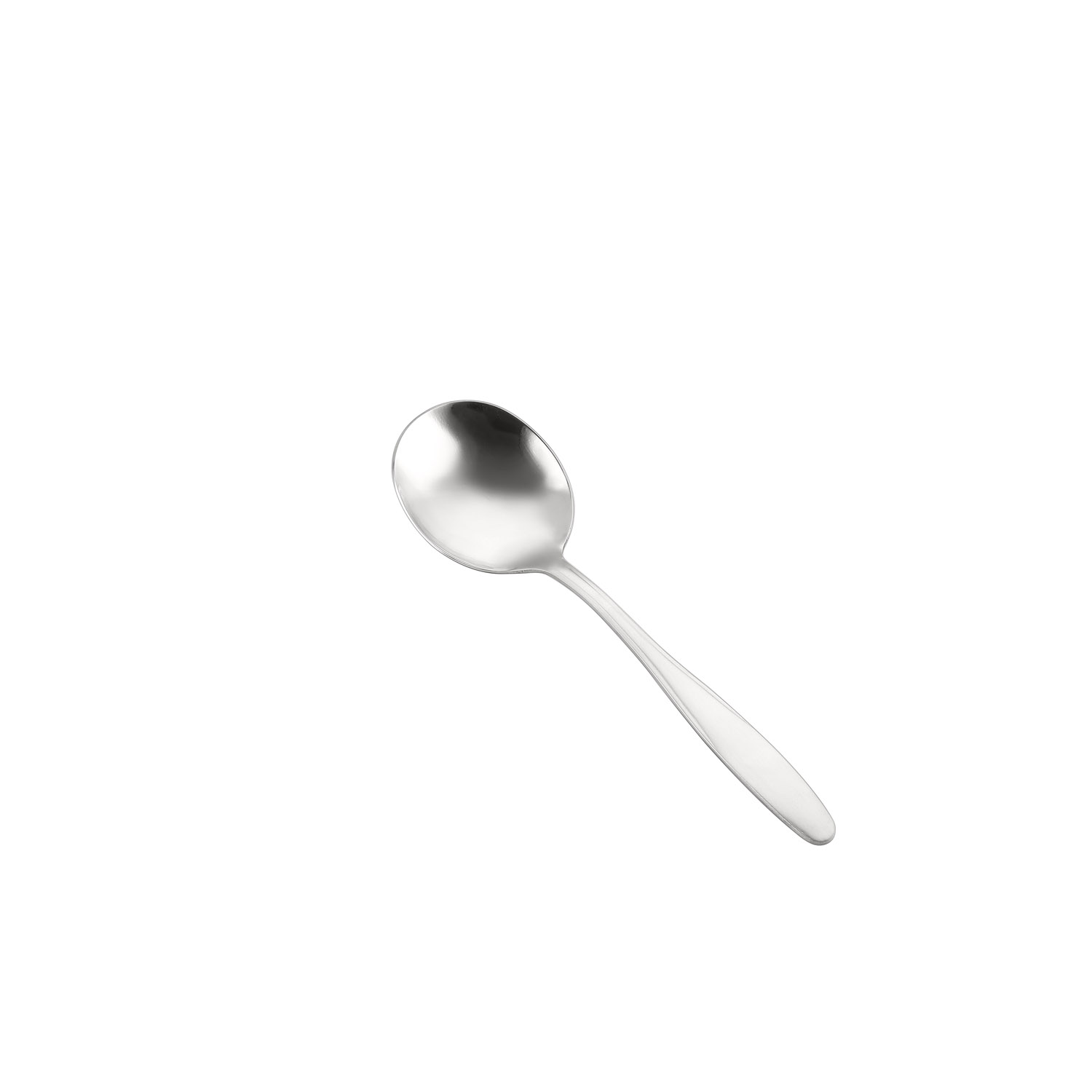 CAC China 3010-04 Rhine Bouillon Spoon, Heavyweight 18/0, 6"