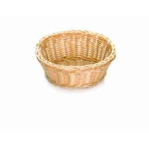 TableCraft M1171W Natural Handwoven Ridal Collection Oval Basket 7-1/2&quot; x 5-1/2&quot; x 3-1/4&quot;