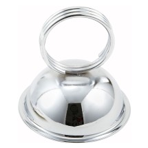 Winco MH-2 Stainless Steel Ring-Type Menu/Card Holder 2-1/2&quot; x 2-1/2&quot;
