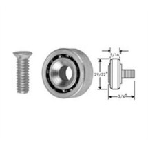 Franklin Machine Products  132-1020 Roller (29/32Od, 1/4-20Thd, Stainless Steel )