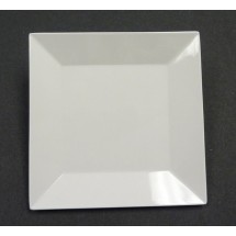 Yanco RM-110 Rome 10&quot; Square White Melamine Plate