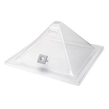 Rosseto SA123 Clear Acrylic Pyramid Cover with Flip Door 15.2" x 15.2"
