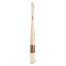 Winco WFB-10R 1-1/2 &quot; Wide Round Pastry/Basting Brush with Wooden Handle